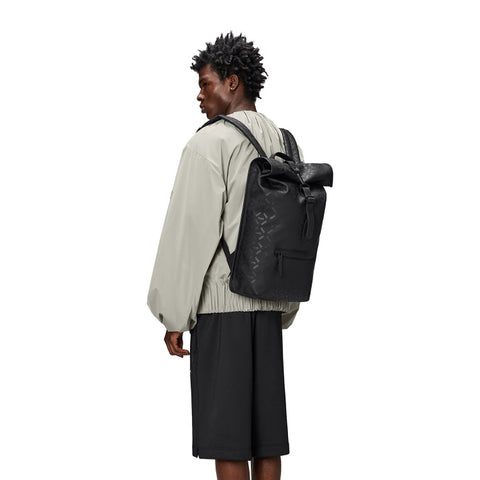 ZAINO ROLLTOP RUCKSACK W3 HOUSE ART.13320 RAINS BLACK
