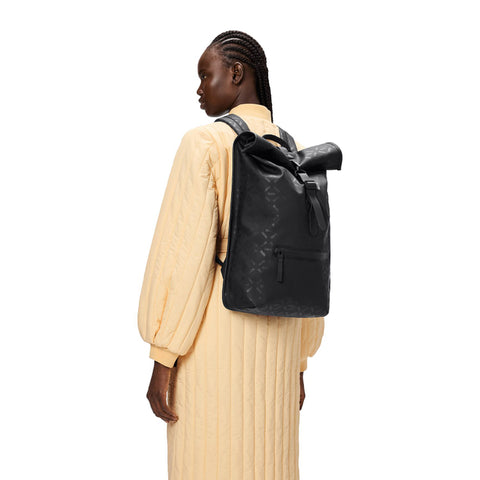 ZAINO ROLLTOP RUCKSACK W3 HOUSE ART.13320 RAINS BLACK