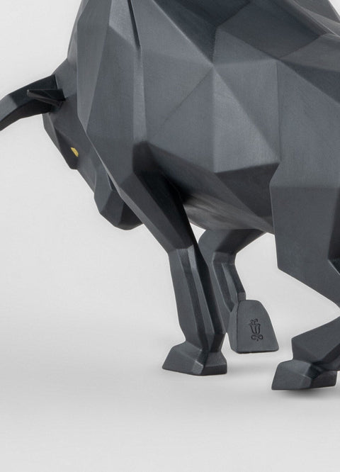 LLADRO' TORO MATE BLACK 01009593