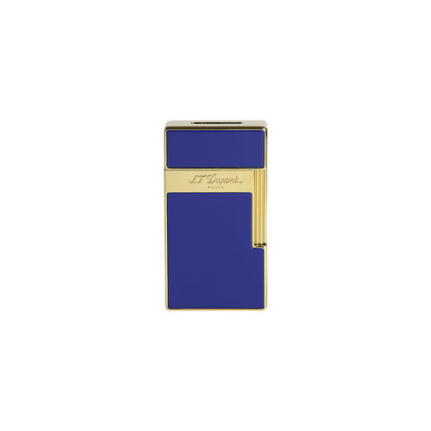 ST DUPONT BIG D LAQ FEUERZEUG BLAU/DORE 025005