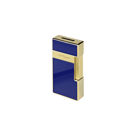 ST DUPONT BIG D LAQ FEUERZEUG BLAU/DORE 025005