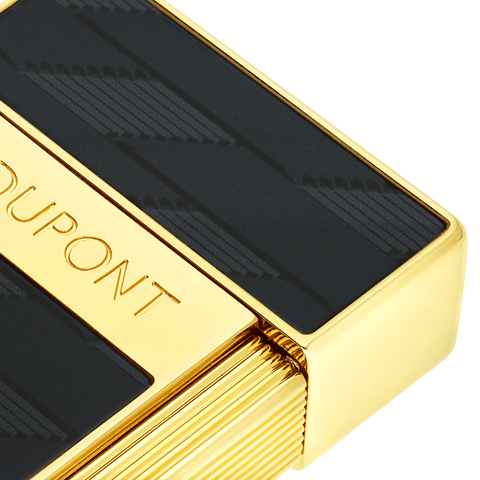 ACCENDINO LI BIGGY 1872 BLACK MONOGRAM 02579 S.T. DUPONT BLACK