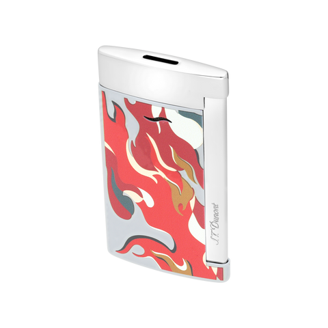 LI SLIM7 CAMO FEUERZEUG ART. 027751 ST DUPONT ROT