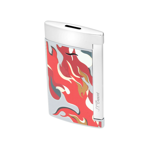 LI SLIM7 CAMO FEUERZEUG ART. 027751 ST DUPONT ROT
