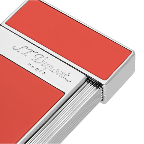 ACCENDINO SLIMMY CORAL CHROME ART. 028006 S.T. DUPONT