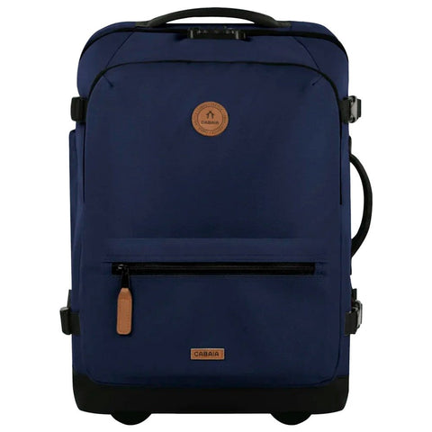 TROLLEY SOFT SUITCASE 52X35X25 REYKJAVIK CABAIA BLUE