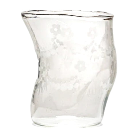 BICCHIERE IN VETRO CLASSIC ON ACID - SPRING Cm. 7,7x5,9 h. 9,1 ART11242 SELETTI