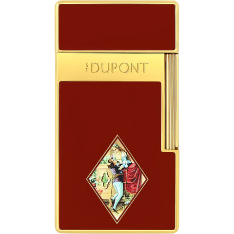 ACCENDINO LI BIGGY RYJ 025050 S.T. DUPONT RED/GOLDEN