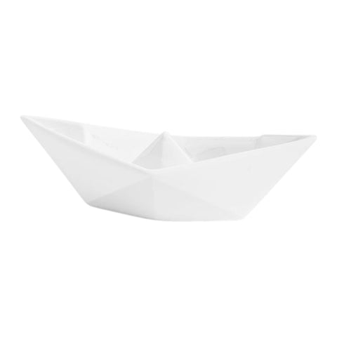 BARCHETTA ORIGAMI 2469 GRANDE BIANCA CERAMICHE CRESCENTINI