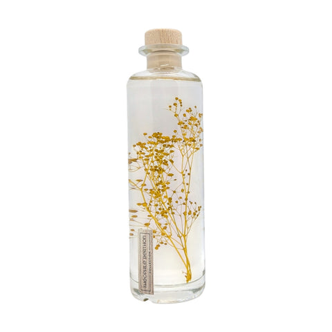 HERBARIUM H 21 CM GYPSOPHILE SAFFRON CYLINDER THEOPHILE BERTHON YELLOW