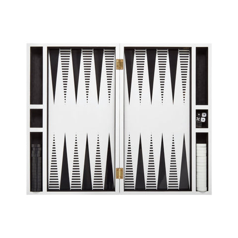 OP ART BACKGAMMON SPIELSET ART. 29779 JONATHAN ADLER MEHRFARBIG
