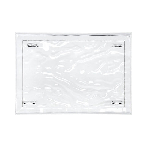 VASSOIO DUNE BIG 55X38 CM CRISTALLO 01210/BA KARTELL TRANSPARENT