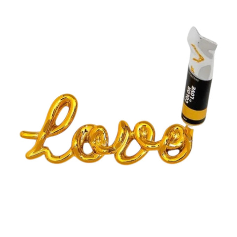 MINI-SKULPTUR DIE FARBE DER LIEBE GOLD CM. 12 ART. BPZ013/G GOLDSEQUENZEN