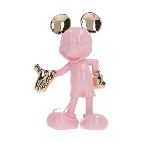 MICKEY WELCOME PASTEL PINK & ROSE GOLD 30CM ART. DISST03002PRSOR LEBLON DELIENNE PINK