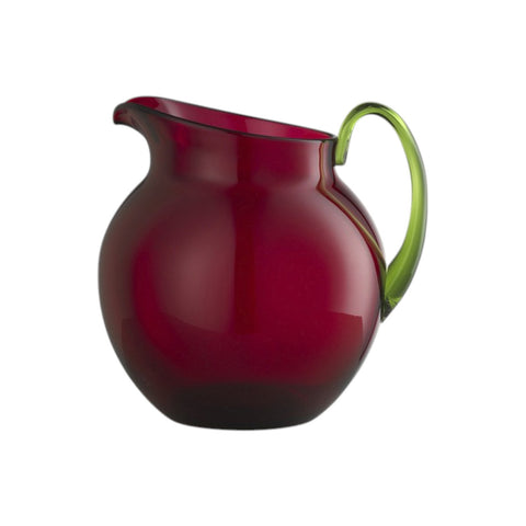 PLUTONE RUBIN/GRÜN KRUGKARAFFE MARIO LUCA GIUSTI ROT