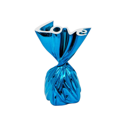 SKULPTURSEQUENZEN MINI SÜSSES GESCHENK H12 BLAU