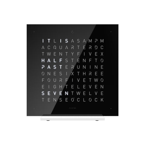 QLOCKTWO TOUCH 13,5X13,5 CM SCHWARZ EISTEE