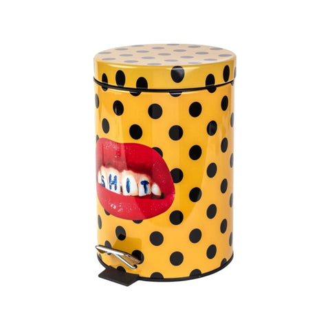 METALL UND KUNSTSTOFF MÜLLEIMER TOILETTENPAPIER HOME DIAM 25 SHIT SELETTI
