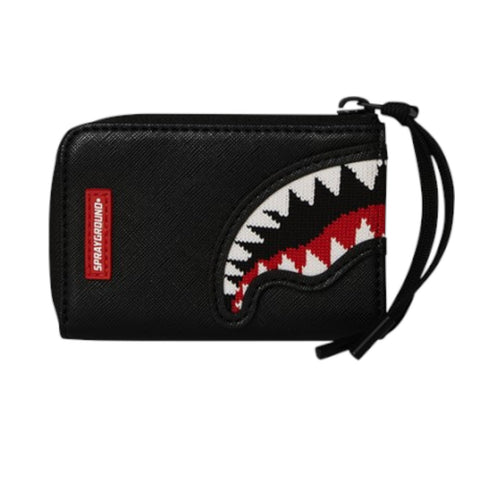 FLY KNIT MOUTH WALLET 910W8029NSZ SPRAYGROUND BLACK