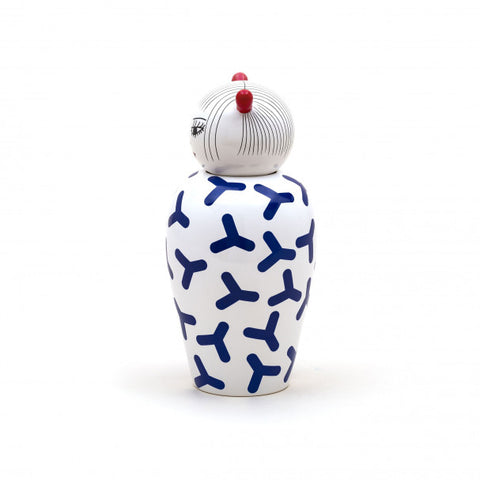 VASO IN DOLOMITE CON COPERCHIO LE CANOPIE ZOE DIAM 17,5 H.25,5 10533 SELETTI