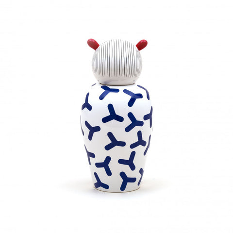 VASO IN DOLOMITE CON COPERCHIO LE CANOPIE ZOE DIAM 17,5 H.25,5 10533 SELETTI