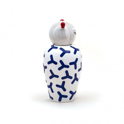 VASO IN DOLOMITE CON COPERCHIO LE CANOPIE ZOE DIAM 17,5 H.25,5 10533 SELETTI