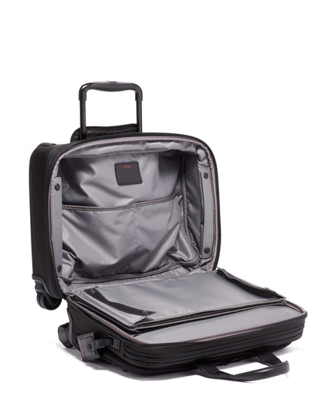 TROLLEY ALPHA DELUXE 4 WHEELD LAPTOP CASE BRIEF 117158/1041 TUMI BLACK
