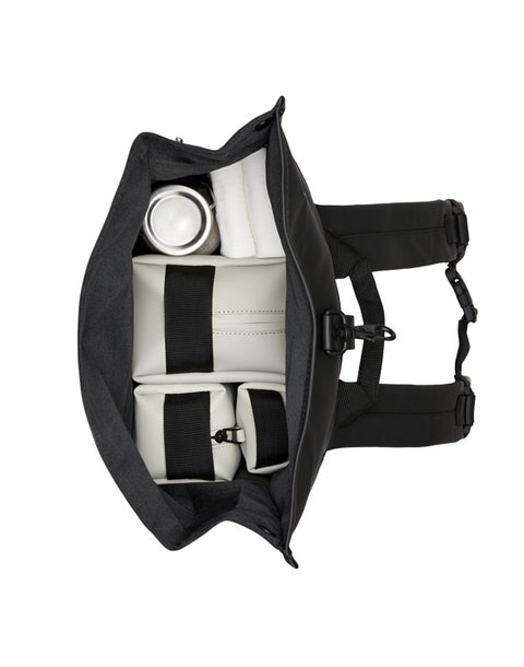 ROLLTOP RUCKSACK W3 13320 RAINS SCHWARZ