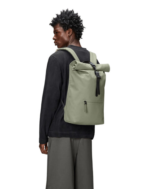 ROLLTOP W3 DRIFT RUCKSACK ART. 13320 RAINS GRÜN