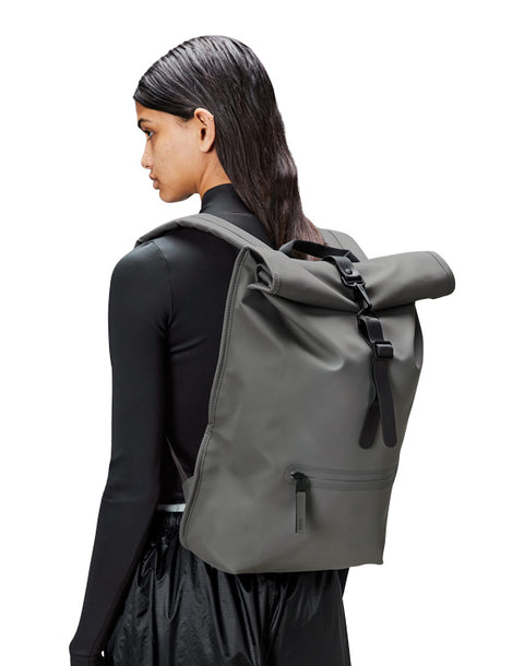 RAINS ROLLTOP RUCKSACK W3 GRAU ART.13320