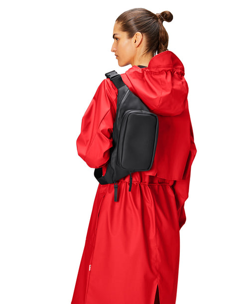 BORSELLO BUM BAG W3 14720 RAINS BLACK