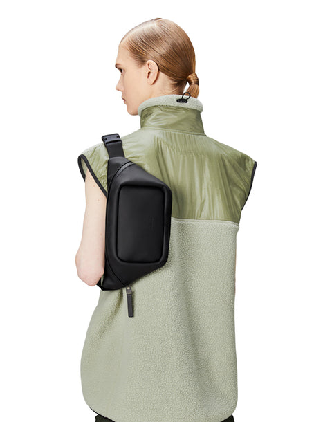 BORSELLO BUM BAG MINI W3 14730 RAINS BLACK
