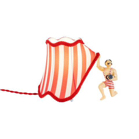 SELETTI CIRCUS BRUNO LAMPE 15073 ROT
