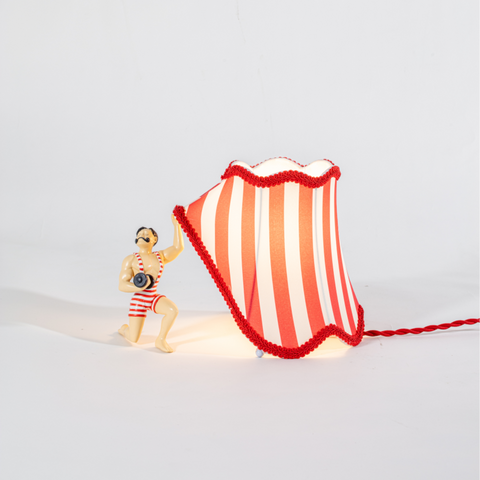 SELETTI CIRCUS BRUNO LAMPE 15073 ROT