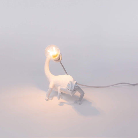 LAMPADA IN RESINA CHAMELEON LAMP CM.17X9H.14 USB ART.15090 SELETTI WHITE