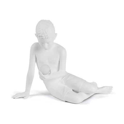 INNER GLOW LIGHT SCULPTURE_ S BOY 15322 SELETTI WHITE