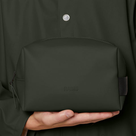 KLEINER KOSMETIKTASCHE W3 15580 RAINS GRÜN