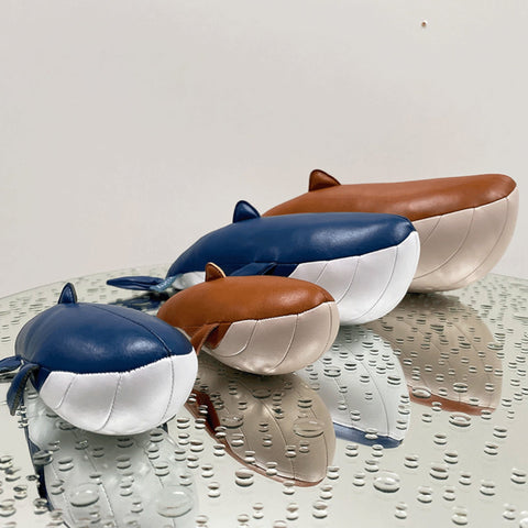 ZUNY DOORSTOP 2 KG WHALE WAVE TAN & WHEAT ART. GZDV00051014