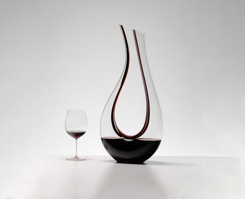 HANDGEFERTIGTE KARAFFE 3000 CCM AMADEO DOPPELMAGNUM 1756/80 RIEDEL TRANSPARENT