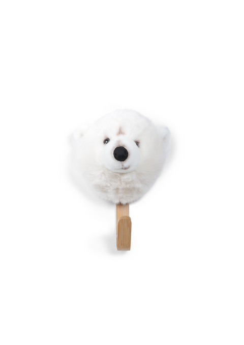 GANCIO APPENDIABITI HEAD BEAR ART. WS5062 WILD & SOFT WHITE