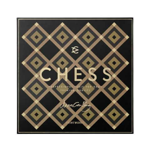 GIOCO CHESS ANNA CRAMLING EDITION PW00736 PRINTWORKS BROWN