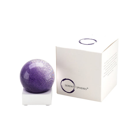 COOL SNOW GLOBES SERENITY SPHERES SS003-PRPL PURPLE