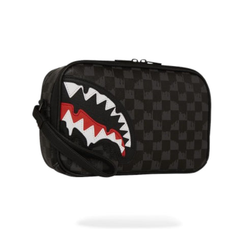 DRIPPING SHARKS IN PARIS TOILETRY BRICK 910B7968NSZ SPRAYGROUND BLACK