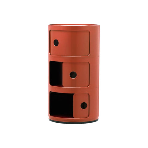 COMODINO COMPONIBILE 3 ELEMENTI AMBRA/ARANCIO 04967/AM KARTELL ORANGE
