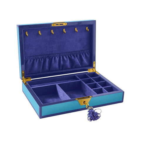 EDEN LACKSCHMUCK KLEINE BOX 34764 JONATHAN ADLER BLAU