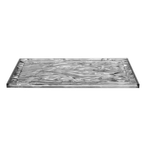 VASSOIO DUNE BIG 55X38 CM CRISTALLO 01210/BA KARTELL TRANSPARENT