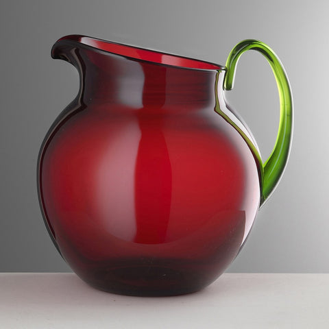 PLUTONE RUBIN/GRÜN KRUGKARAFFE MARIO LUCA GIUSTI ROT