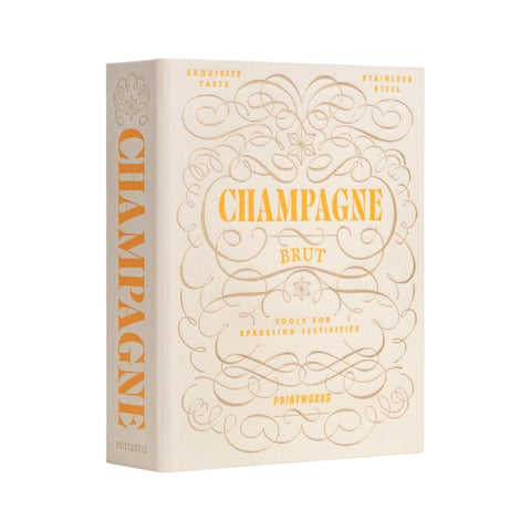 KORKENZIEHER THE ESSENTIALS CHAMPAGNER-WERKZEUGE PW00702 PRINTWORKS BRAUN