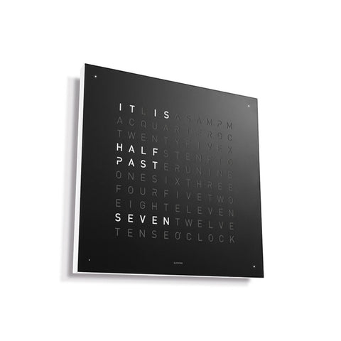QLOCKTWO CLASSIC 45X45 QT4 PANNELLO NERO