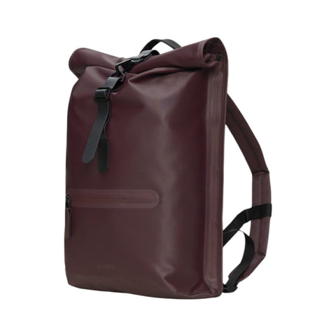 ZAINO ROLLTOP RUCKSACK W3 13320 RAINS DEPHT BORDEAUX